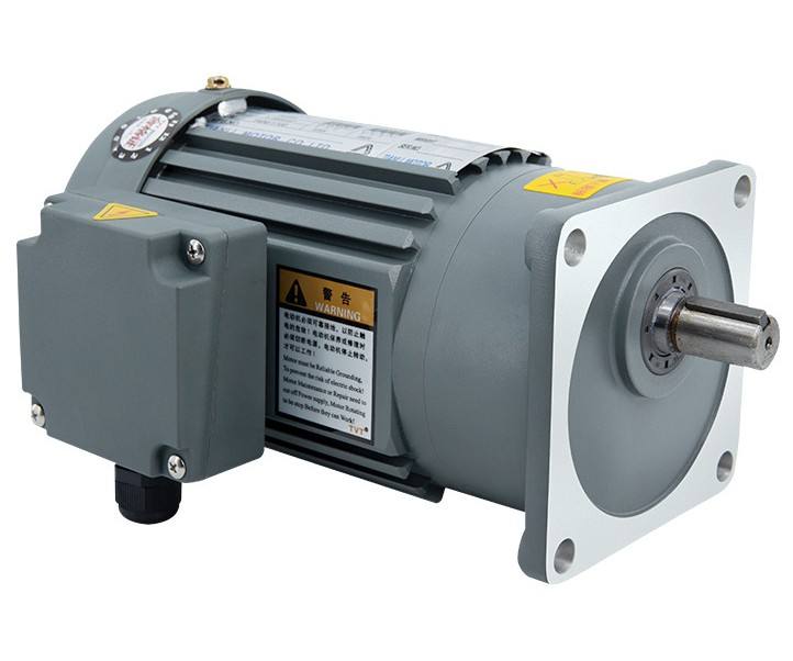 Three-Phase 115/120V Horizontal Variable Frequency Speed Helical Four-Stage Gear Reduction 400W AC Motor with IE2 Efficiency