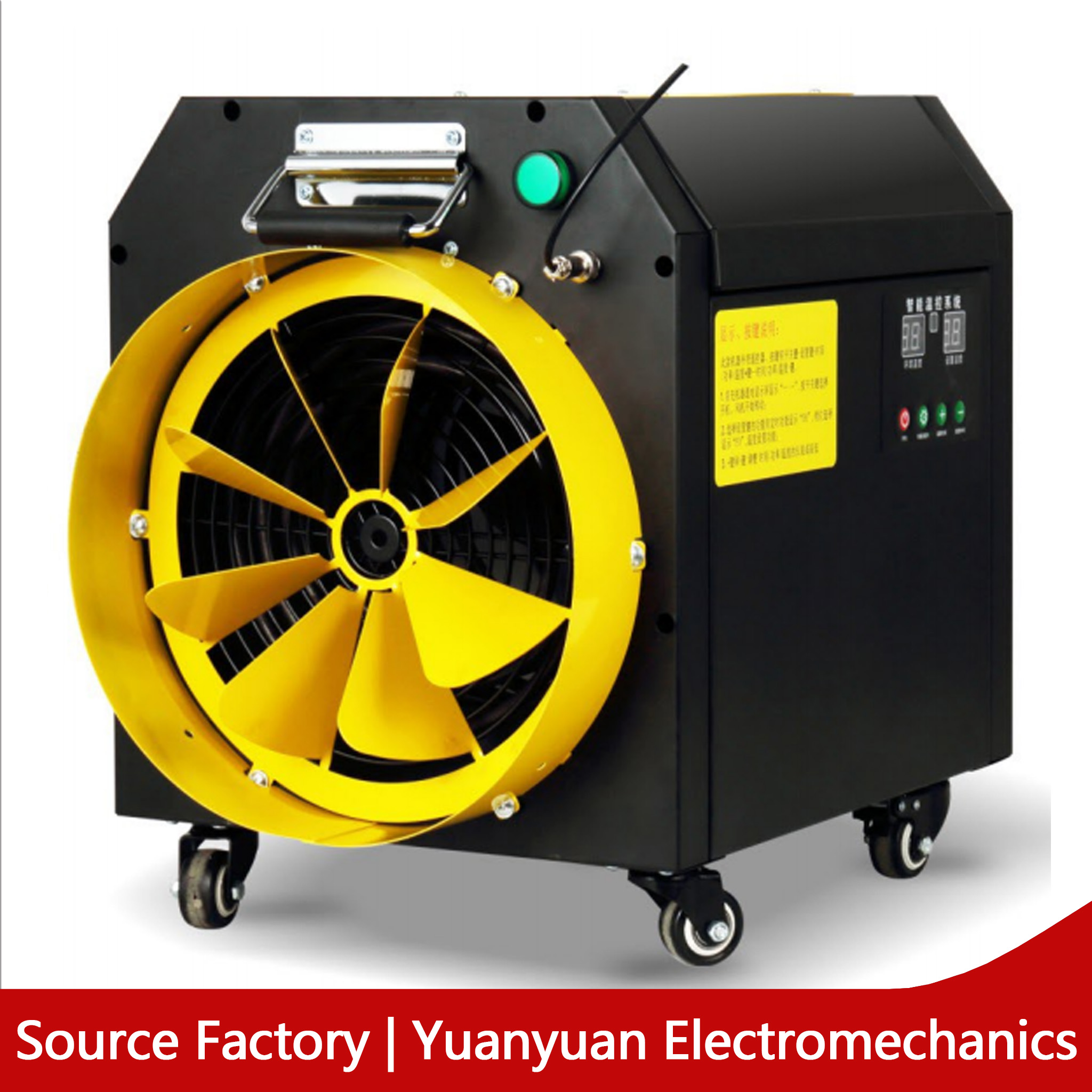 YY-GYZN30 Industrial Intelligent Electric Heater, 15kw Finned Heating Electric Heater, Remote Temperature Control Heater