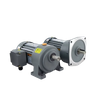 Three-Phase 115/120V Horizontal Variable Frequency Speed Helical Four-Stage Gear Reduction 400W AC Motor with IE2 Efficiency