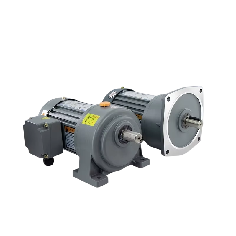 Three-Phase 115/120V Horizontal Variable Frequency Speed Helical Four-Stage Gear Reduction 400W AC Motor with IE2 Efficiency