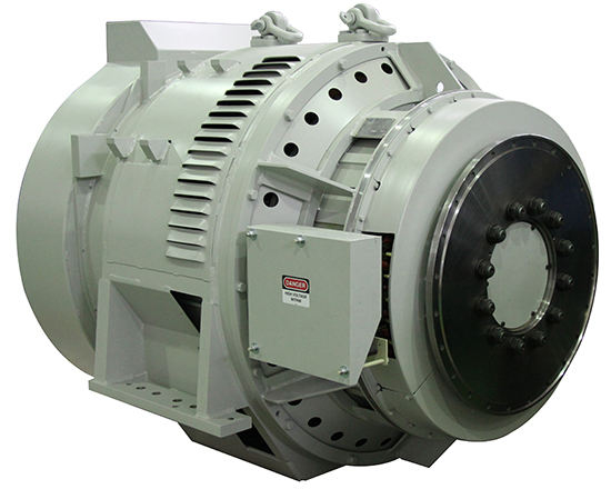YJ117A Synchronous Main Auxiliary Generator 4480kW 6000HP Harmony Locomotive Use