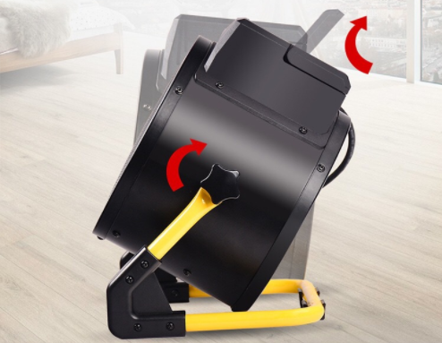 YY-D5 Household Electric Fan Heater - Rapid Heating, Portable Design for Home/Bathroom