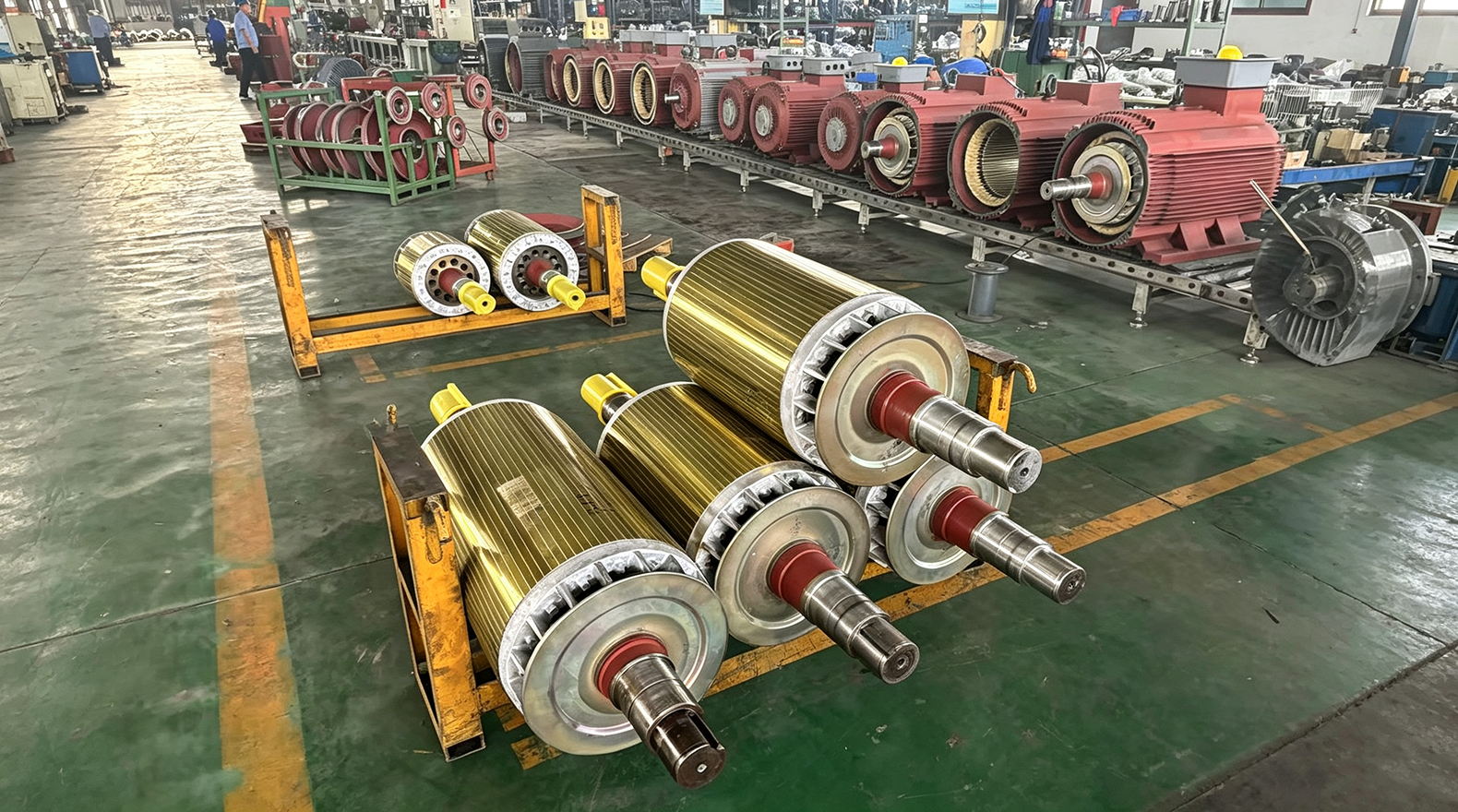 Motor production workshop